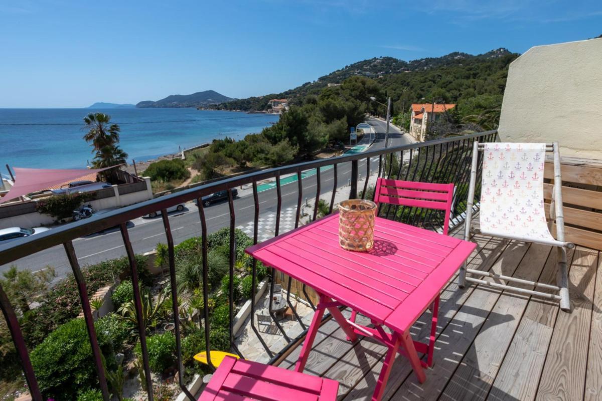 Hotel Almanarre Plage - Hotel Eco-Responsable Face A La Mer イエール エクステリア 写真